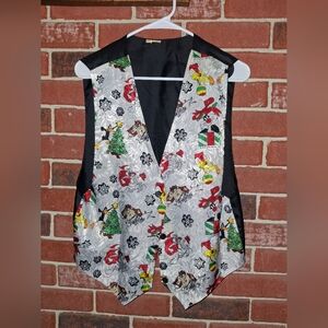 Vintage 1994 Looney Tunes Christmas Vest